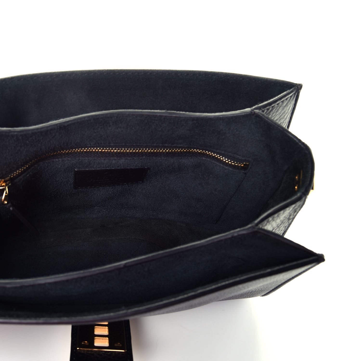 Valentino Garavani Grained Calfskin B-Rockstud Flap Black 5 of 8