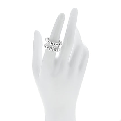 Hermes Sterling Silver Parade Boule Ring 53 6.5 2 of 5