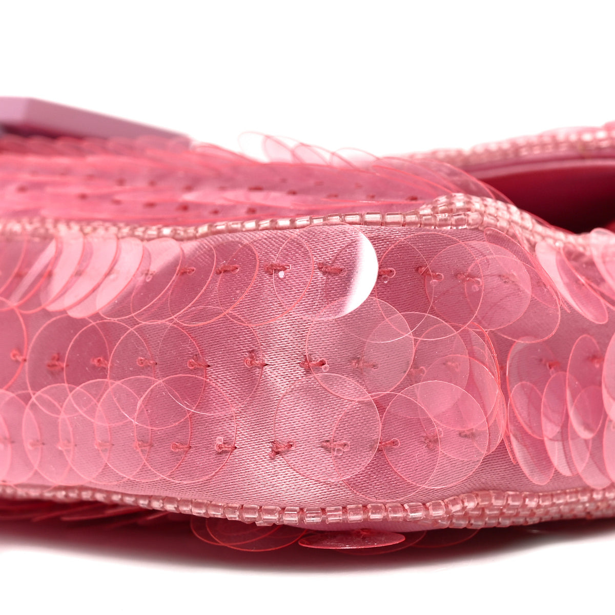 Satin Sequin Paillettes Bilics Lustre Snakeskin Medium Baguette 1997 Lavanda Glicine