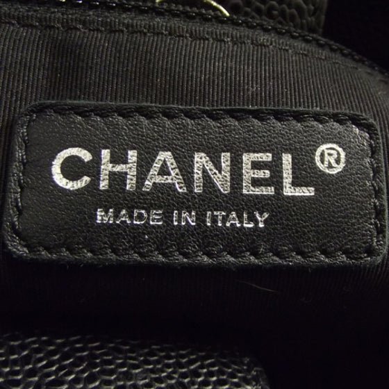 Chanel Caviar Petit Shopping Tote PST Black 7 of 11