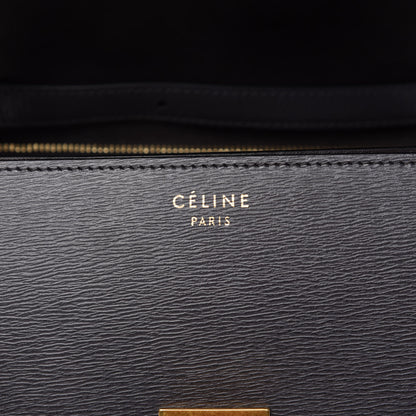 Celine Liege Calfskin Medium Classic Box Flap Bag Liquorice 8 of 11