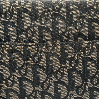 Christian Dior Monogram Saddle Bag Blue 14 of 18