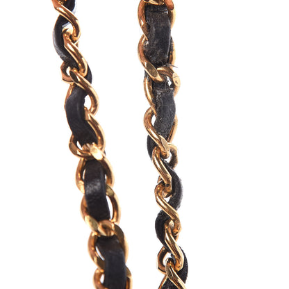 Chanel Lambskin Chain CC Medallion Belt Black Gold 6 of 9