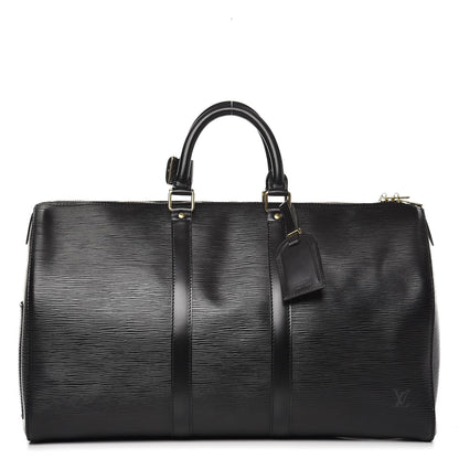 Louis Vuitton Epi Keepall 45 Black 1 of 14