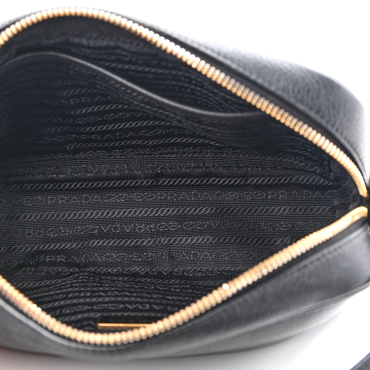 Prada Vitello Phenix Camera Bag Black 5 of 10