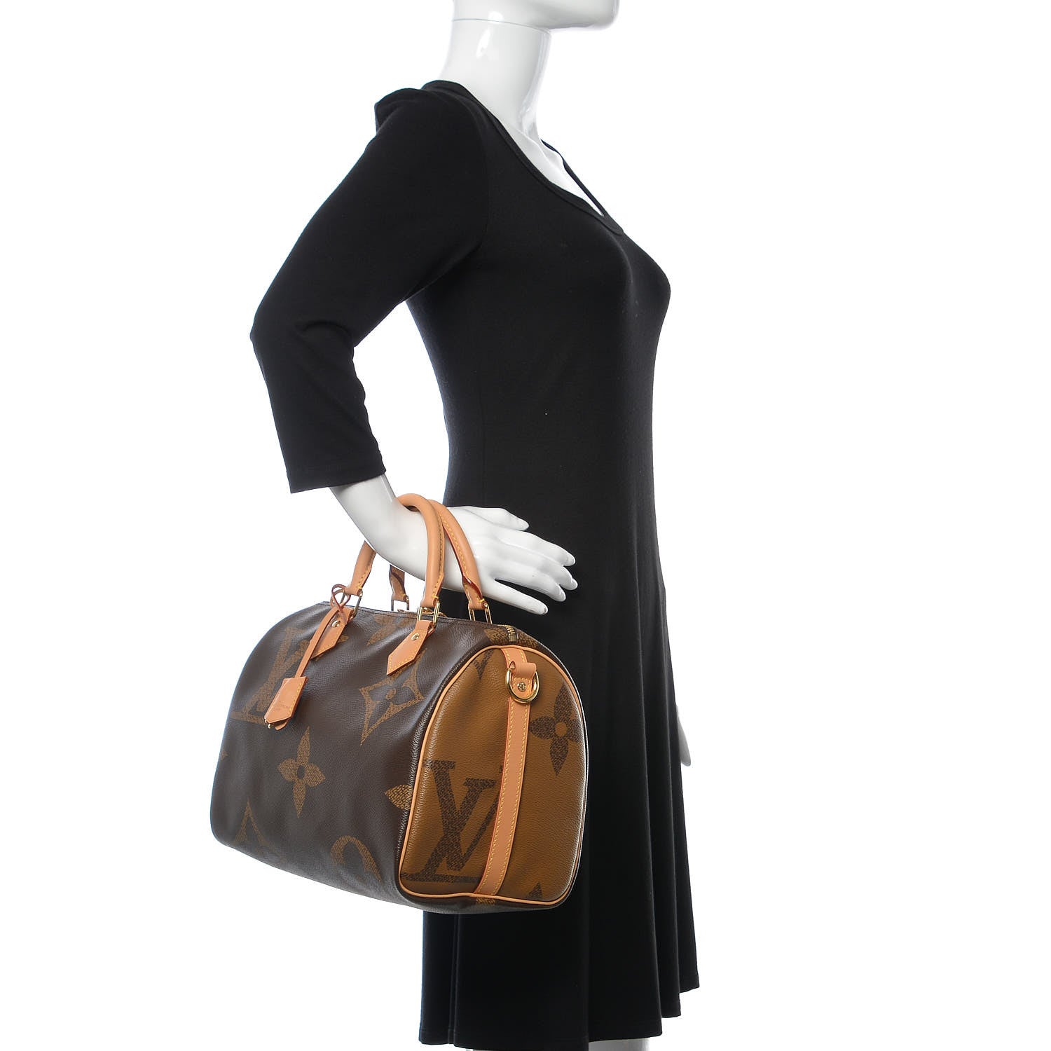 Louis Vuitton Reverse Monogram Giant Speedy Bandouliere 30 3 of 11