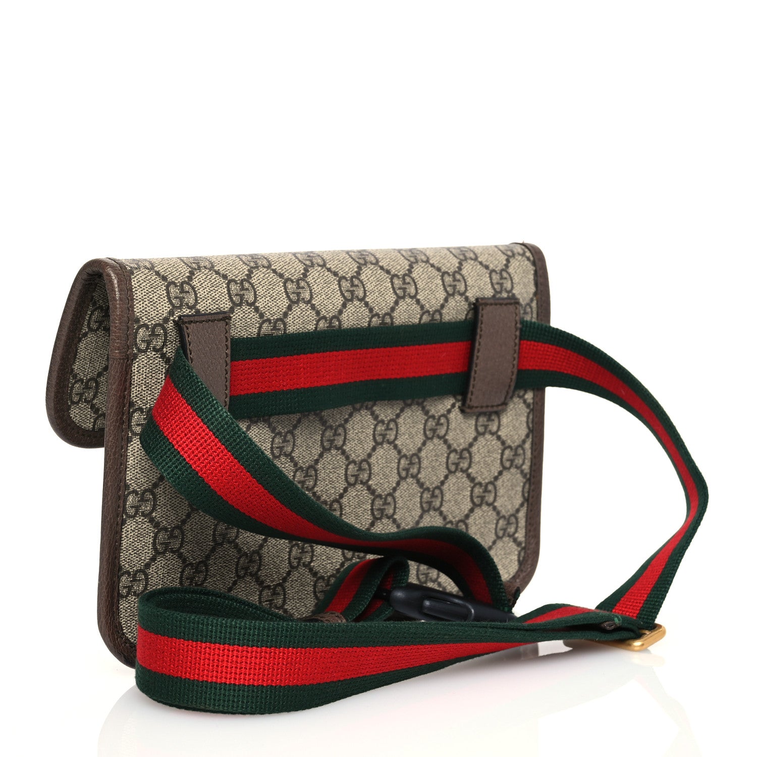 Gucci GG Supreme Monogram Neo Vintage Web Belt Bag Brown 3 of 15