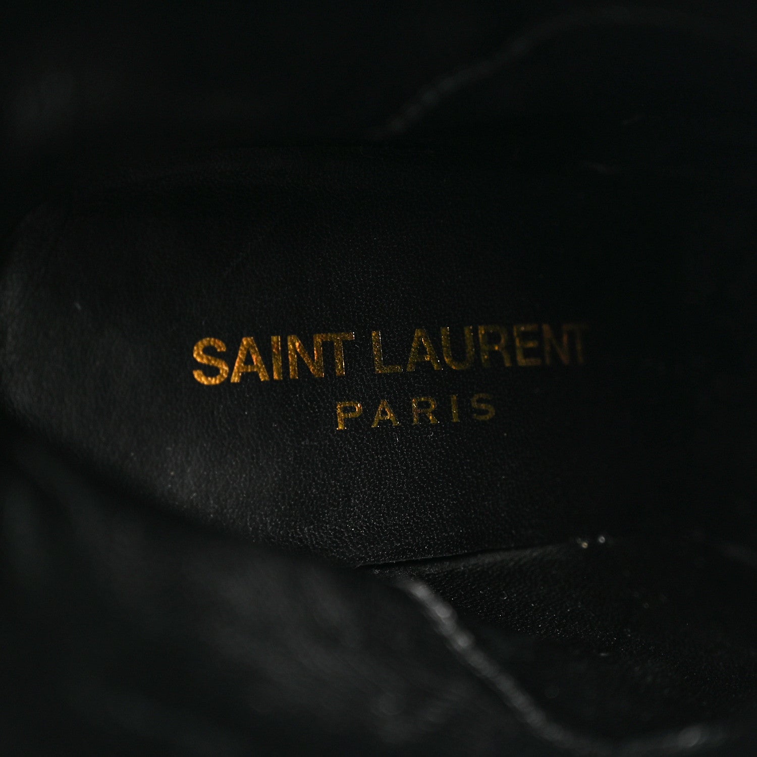 Saint Laurent Calfskin Suede Tanger Tassel Boot 36.5 Black 8 of 14