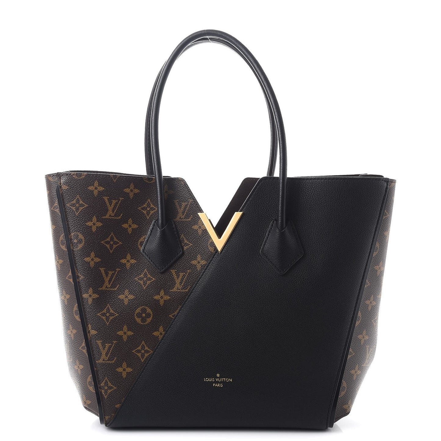 Calfskin Monogram Kimono Tote Black
