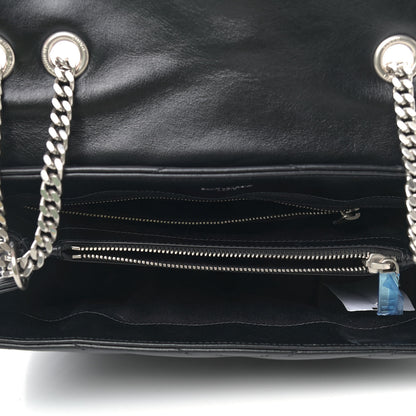 Saint Laurent Calfskin Y Quilted Monogram Medium Loulou Chain Satchel Black 5 of 8