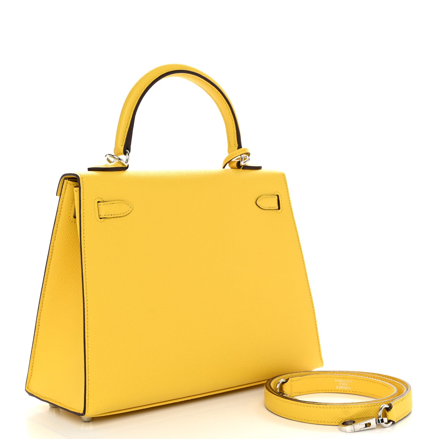 Hermes Epsom Kelly Sellier 25 Jaune De Naples 3 of 11