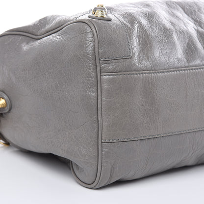 Balenciaga Agneau Giant 12 Gold Hardware Boston Gris Pyrite 8 of 11