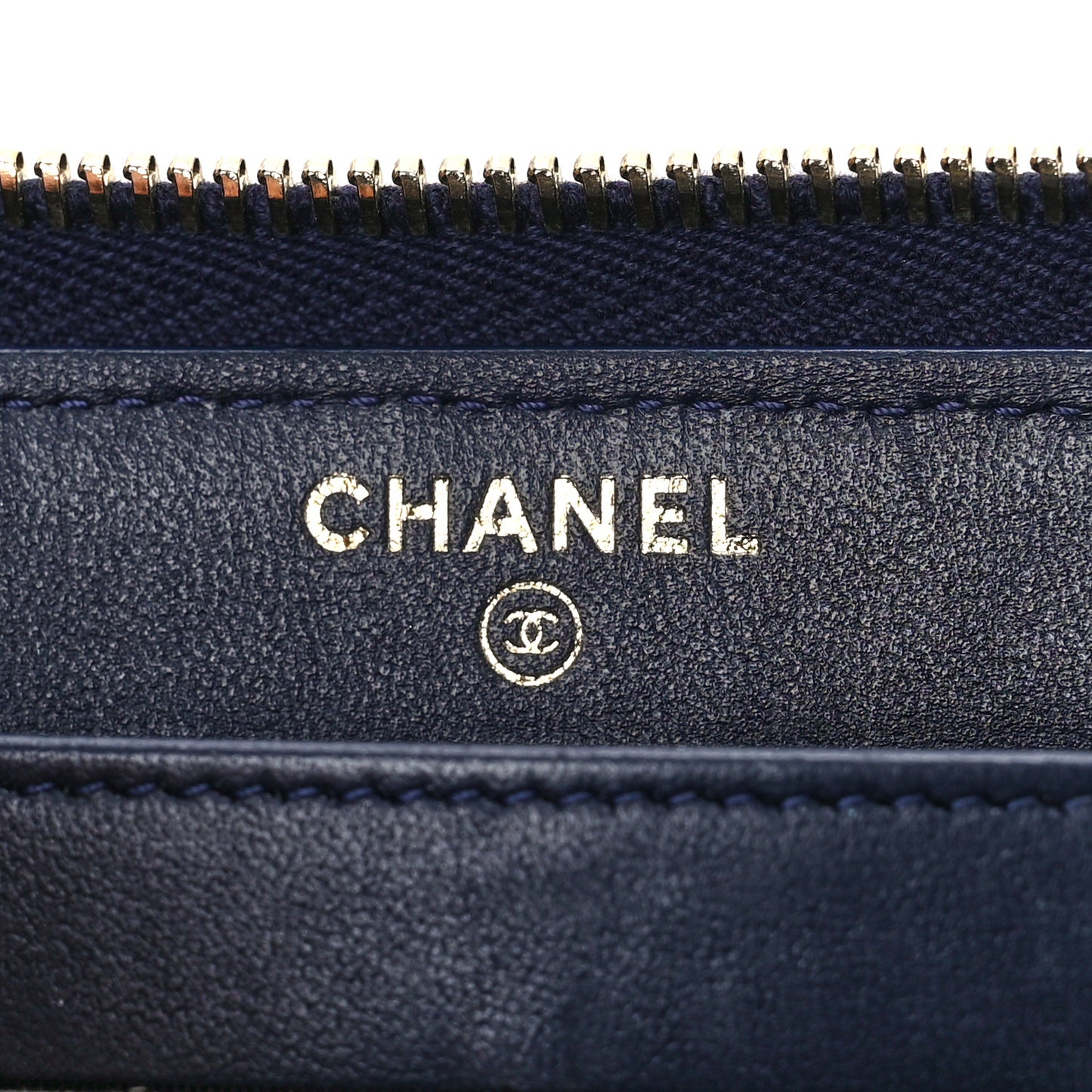 Tweed Snakeskin Quilted CC Filigree Zip Around Wallet Blue Multicolor