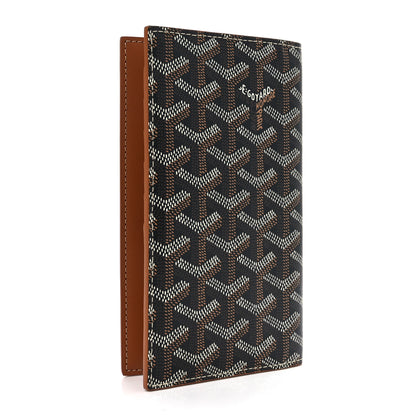 Goyard Goyardine Saint Roch Wallet Black Gold 3 of 6