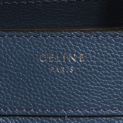 Celine Drummed Calfskin Micro Luggage Orage 6 of 8
