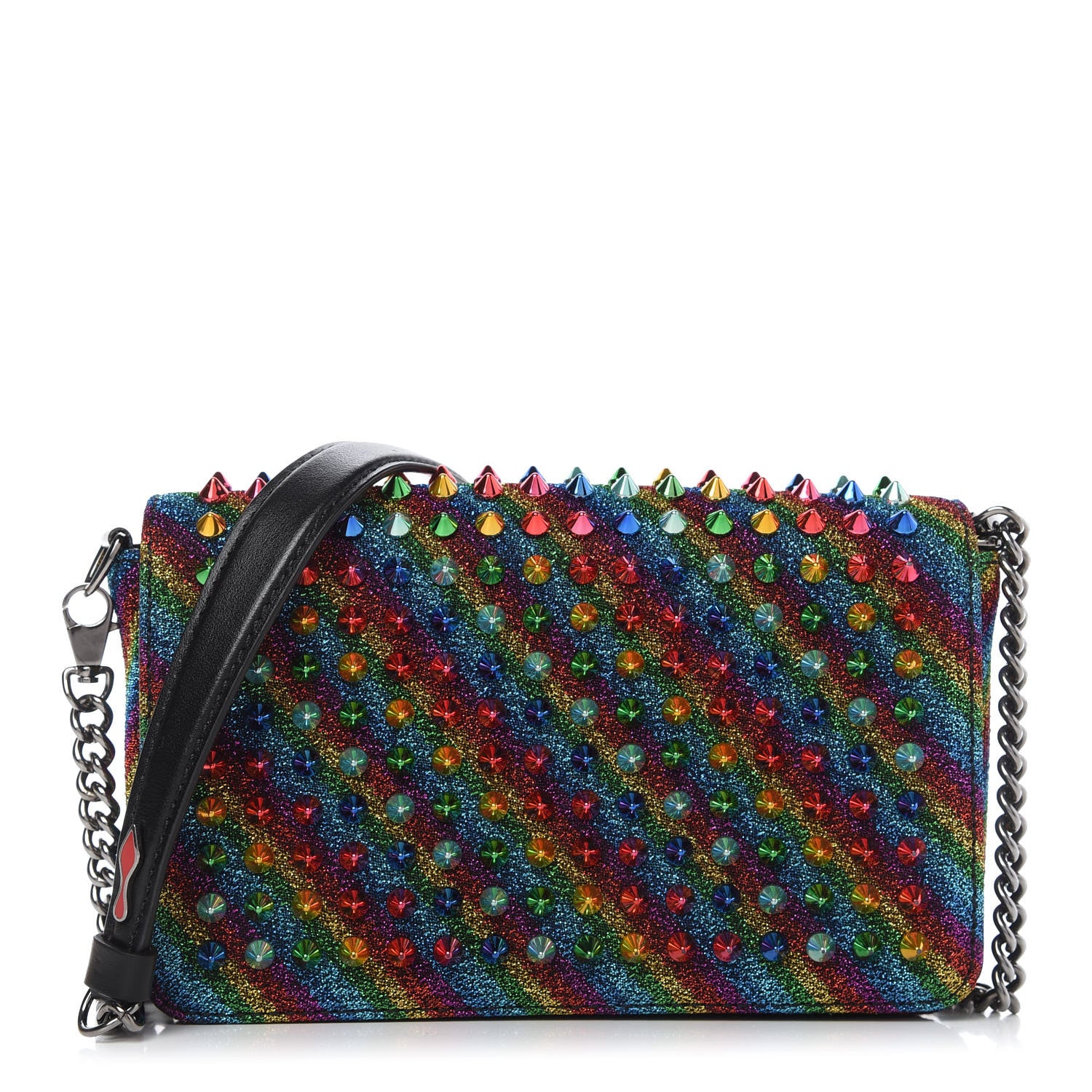 Christian Louboutin Spiked Zoompouch Crossbody Multi 1 of 10