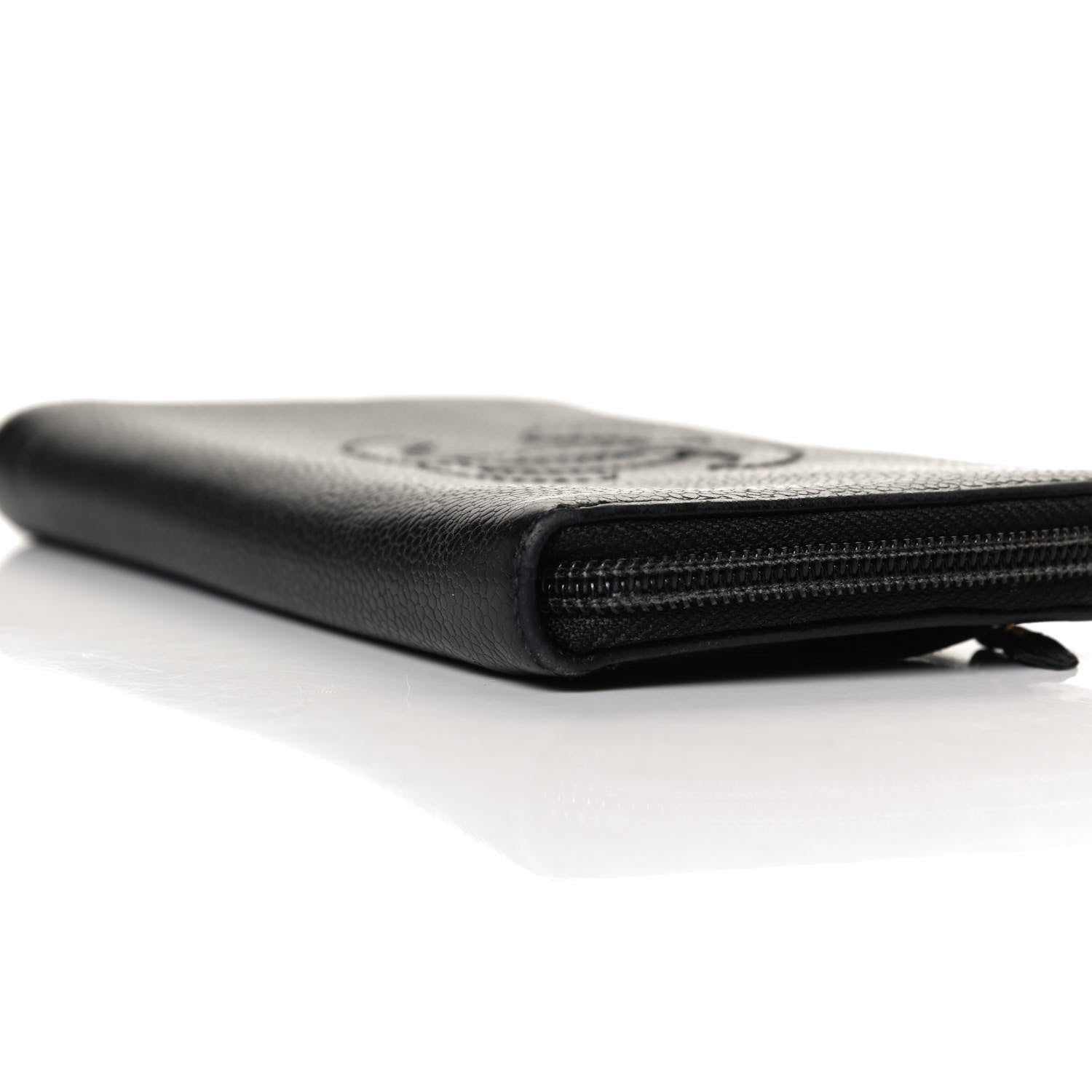 Chanel Caviar Large Timeless CC Zip Around Wallet Black 10 of 16
