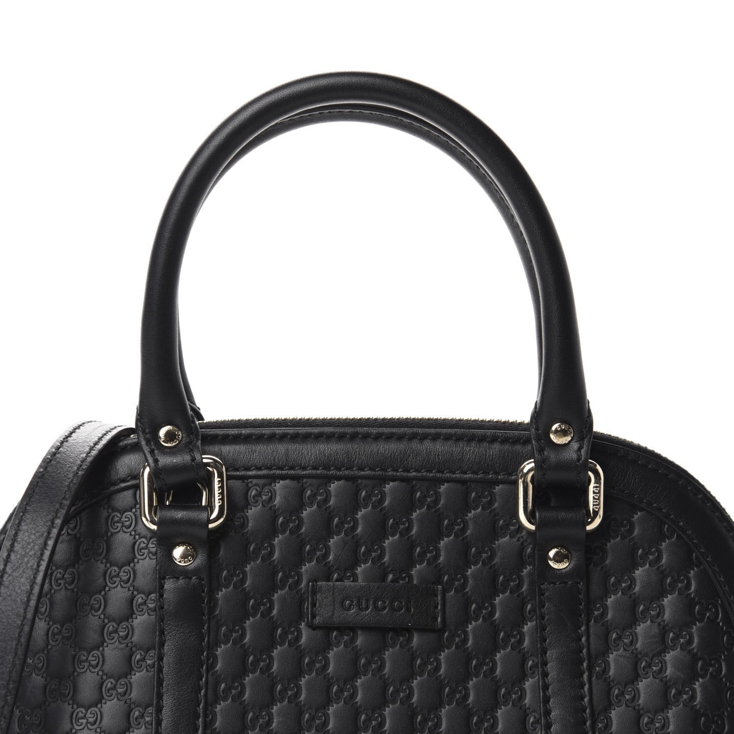 Microguccissima Mini Dome Bag Black