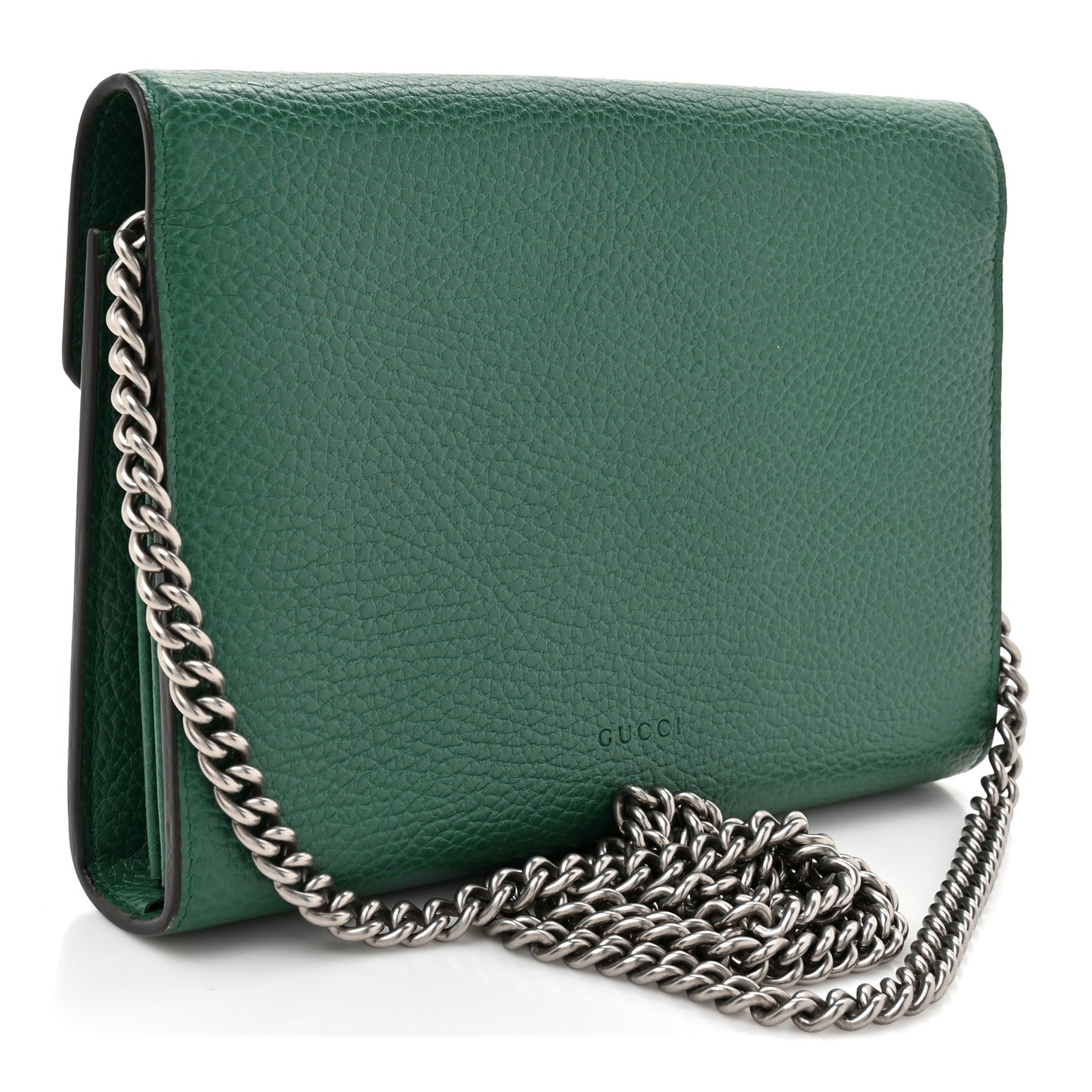 Calfskin Mini Dionysus Chain Wallet Emerald