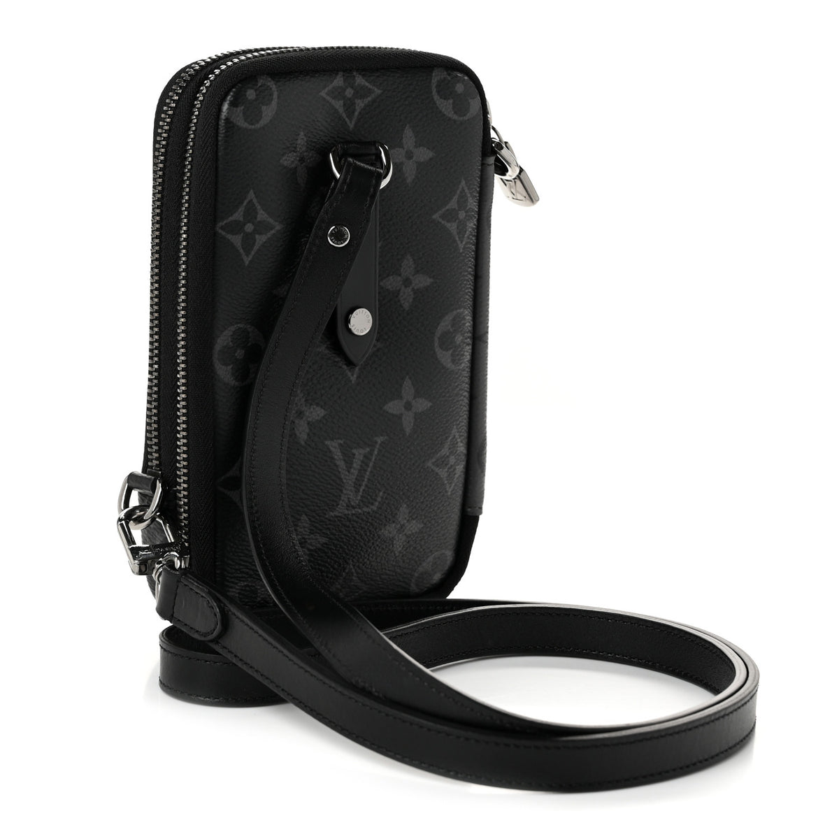 Louis Vuitton Monogram Eclipse Reverse Double Phone Pouch 3 of 10