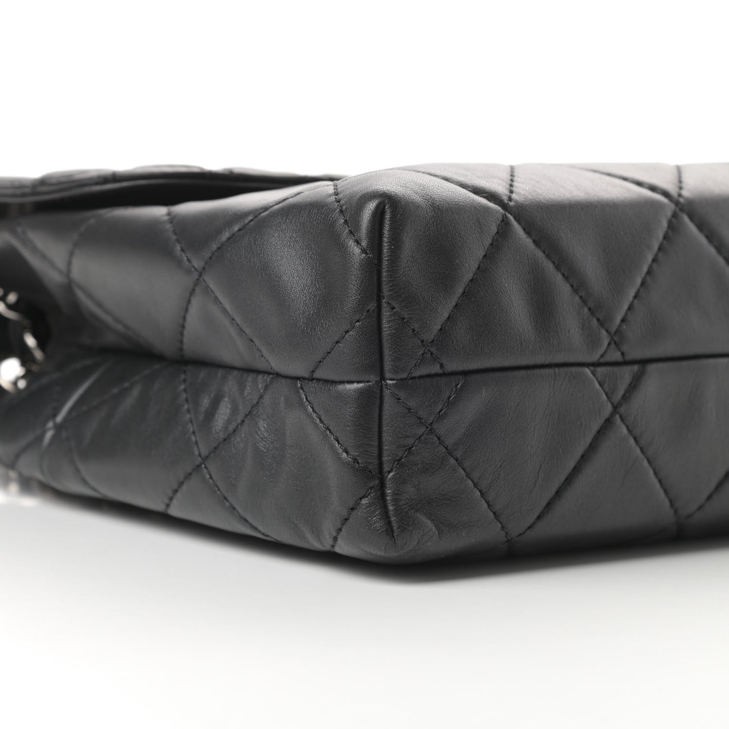 Calfskin Quilted In The Business Flap Bag Black
