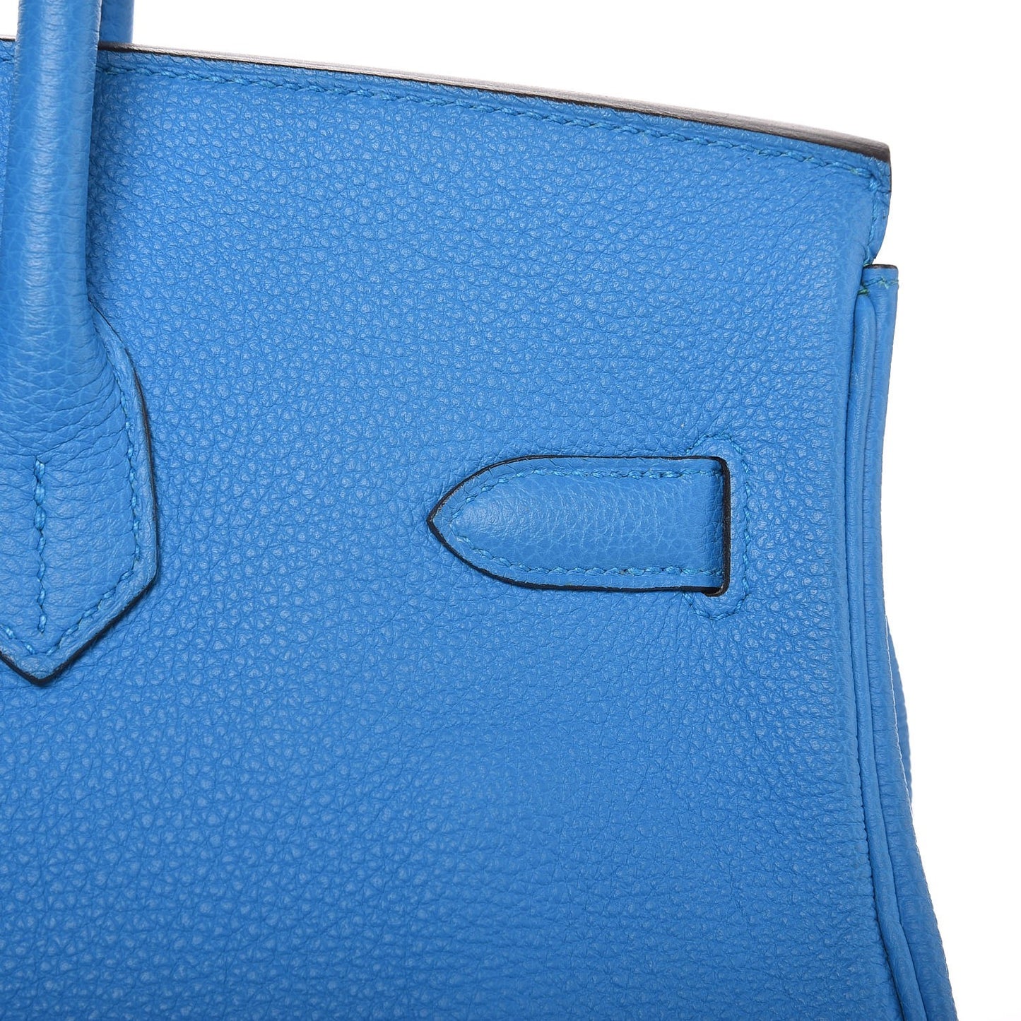 Togo Verso Birkin 35 Bleu Zanzibar Malachite