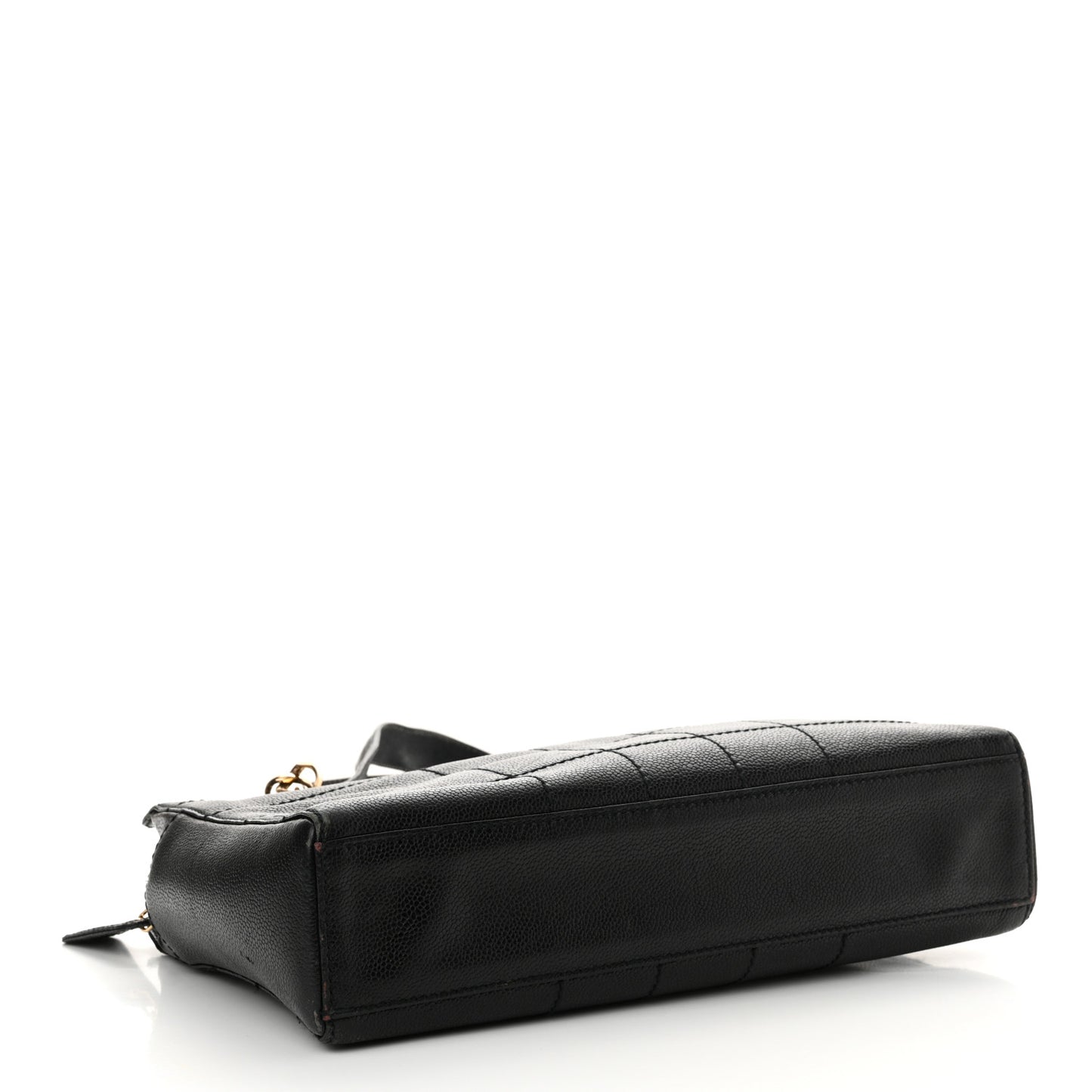Caviar Stitched Chocolate Bar Shopping Black