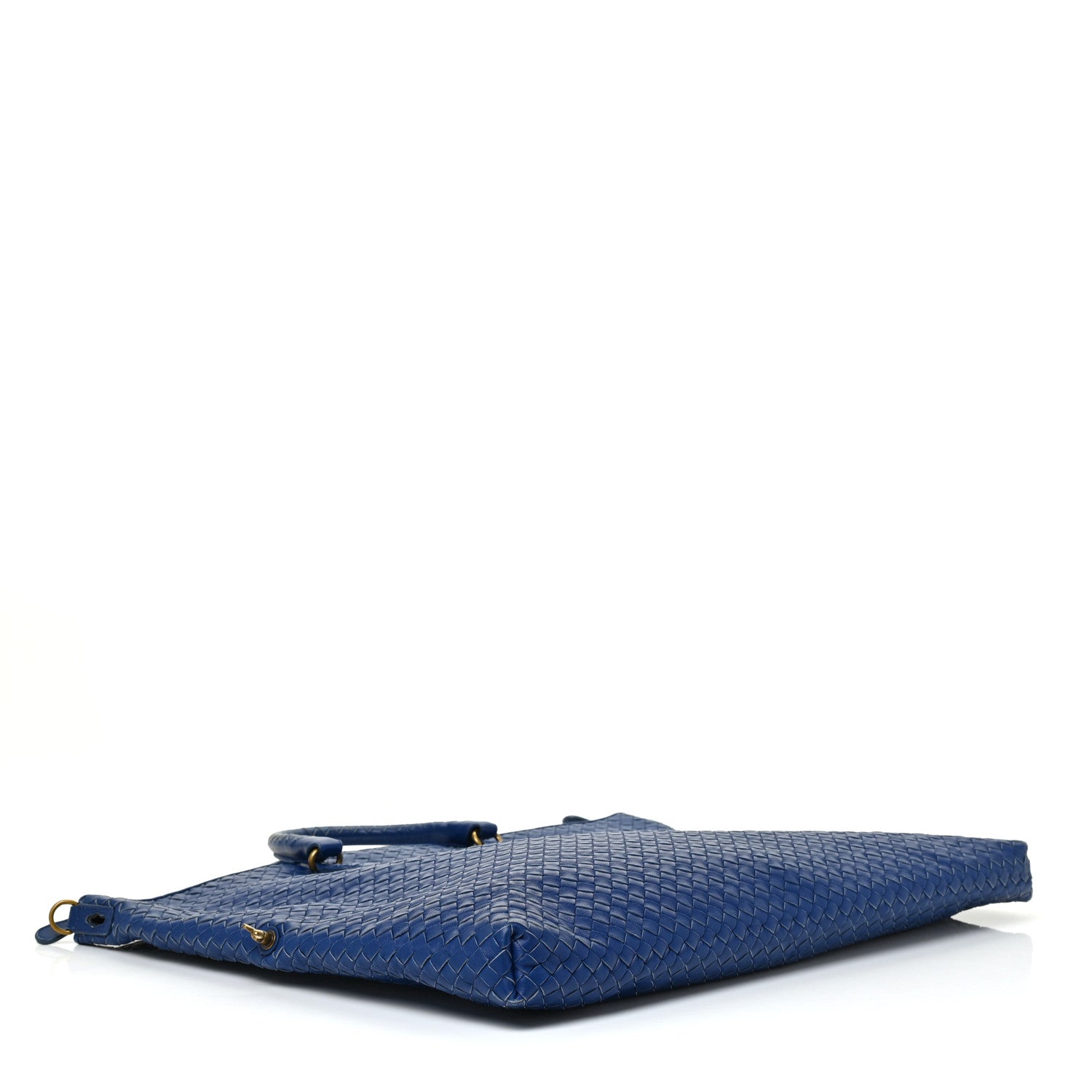 Bottega Veneta Nappa Intrecciato Maxi Convertible Tote Cobalt 4 of 11