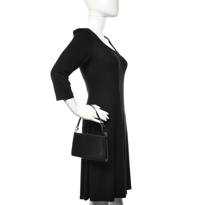 Louis Vuitton Epi Pochette Accessories 24 Black 2 of 10