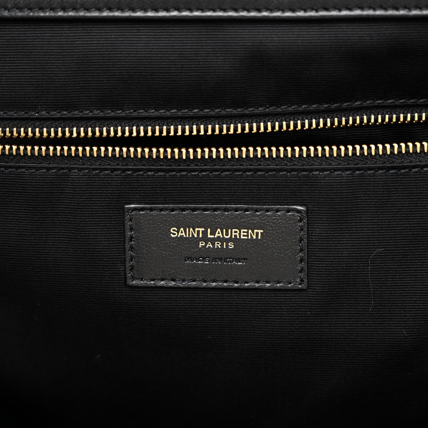 Saint Laurent Lambskin Quilted Maxi Icare Shopping Tote Black 9 of 13