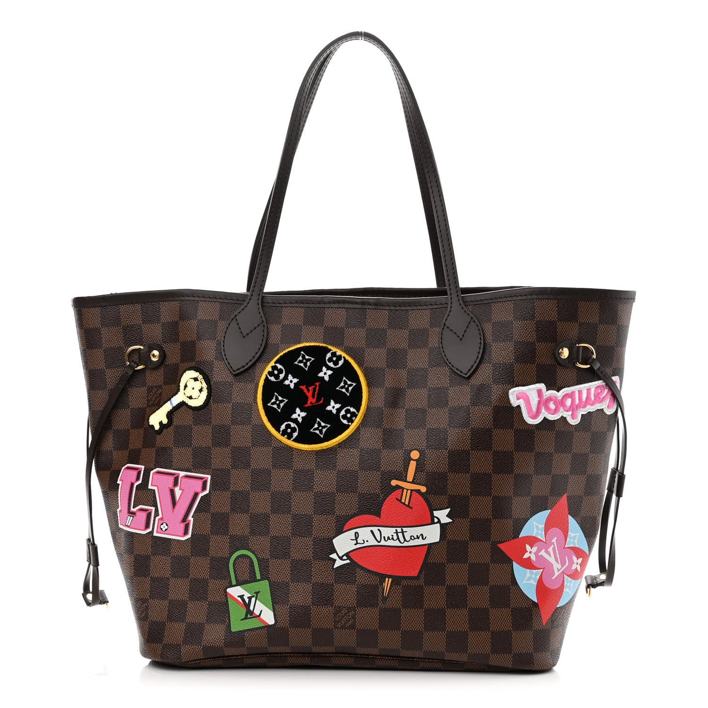 Damier Ebene Travel Stickers Neo Neverfull MM