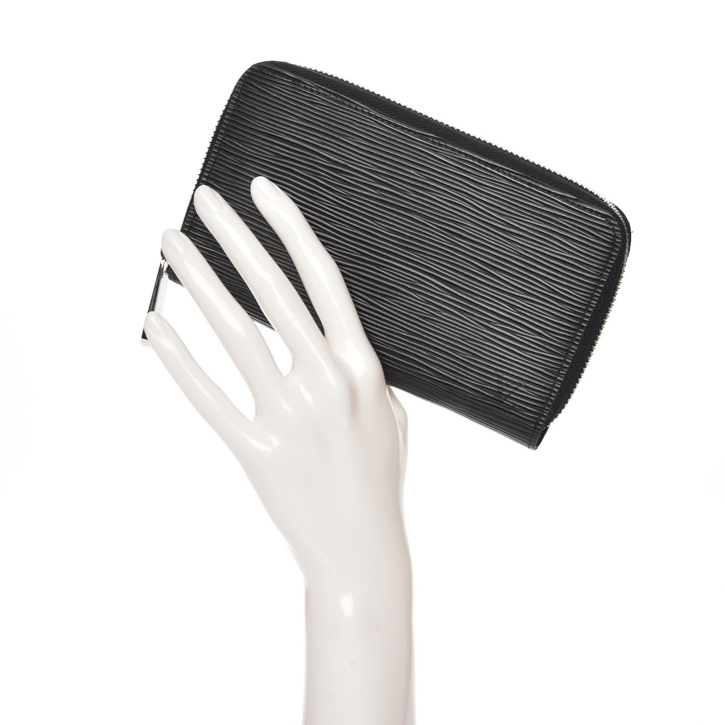 Epi Zippy Compact Wallet Black