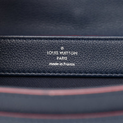 Louis Vuitton Calfskin Lockme II Chain Bag BB Marine Rouge 6 of 9