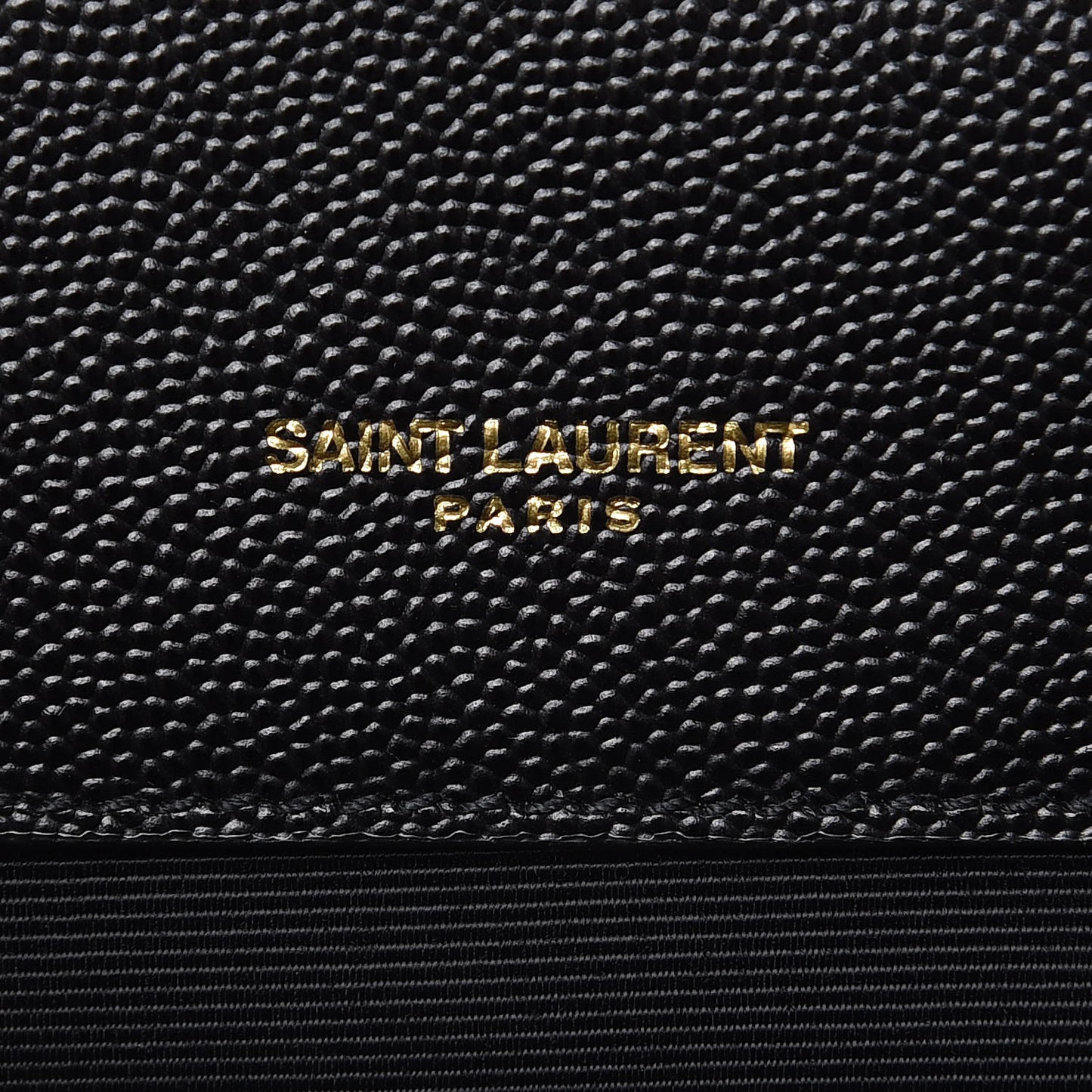 Grain De Poudre Textured Mixed Matelasse Triquilt Small Monogram Satchel Black