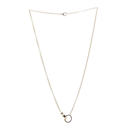 Cartier 18K Yellow Gold Interlocking LOVE Necklace 3 of 7