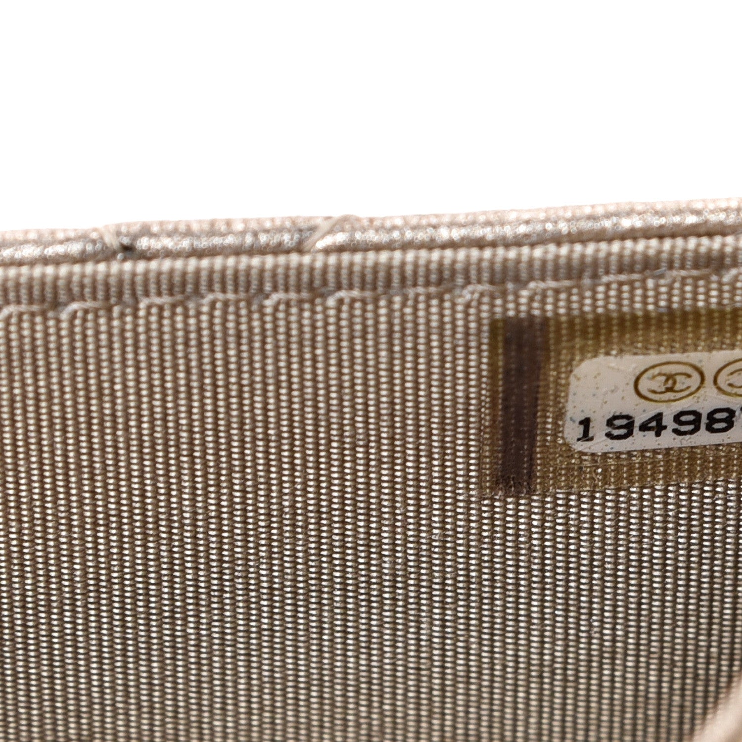 Chanel Metallic Calfskin Quilted Boy Wallet On Chain WOC Gold 7 of 15