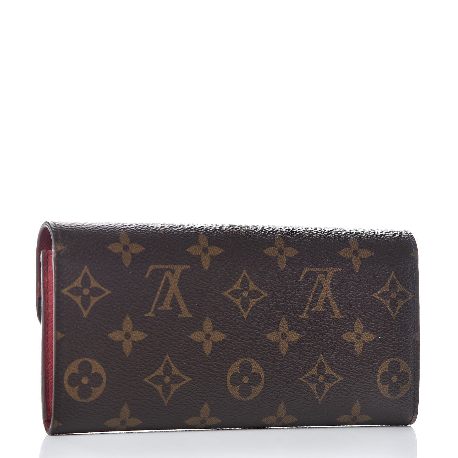 Louis Vuitton Monogram Emilie Wallet Red 3 of 9