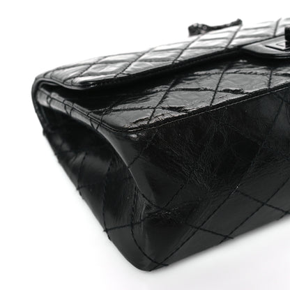 Chanel Glazed Calfskin Quilted 2.55 Reissue 226 Flap So Black 8 of 9