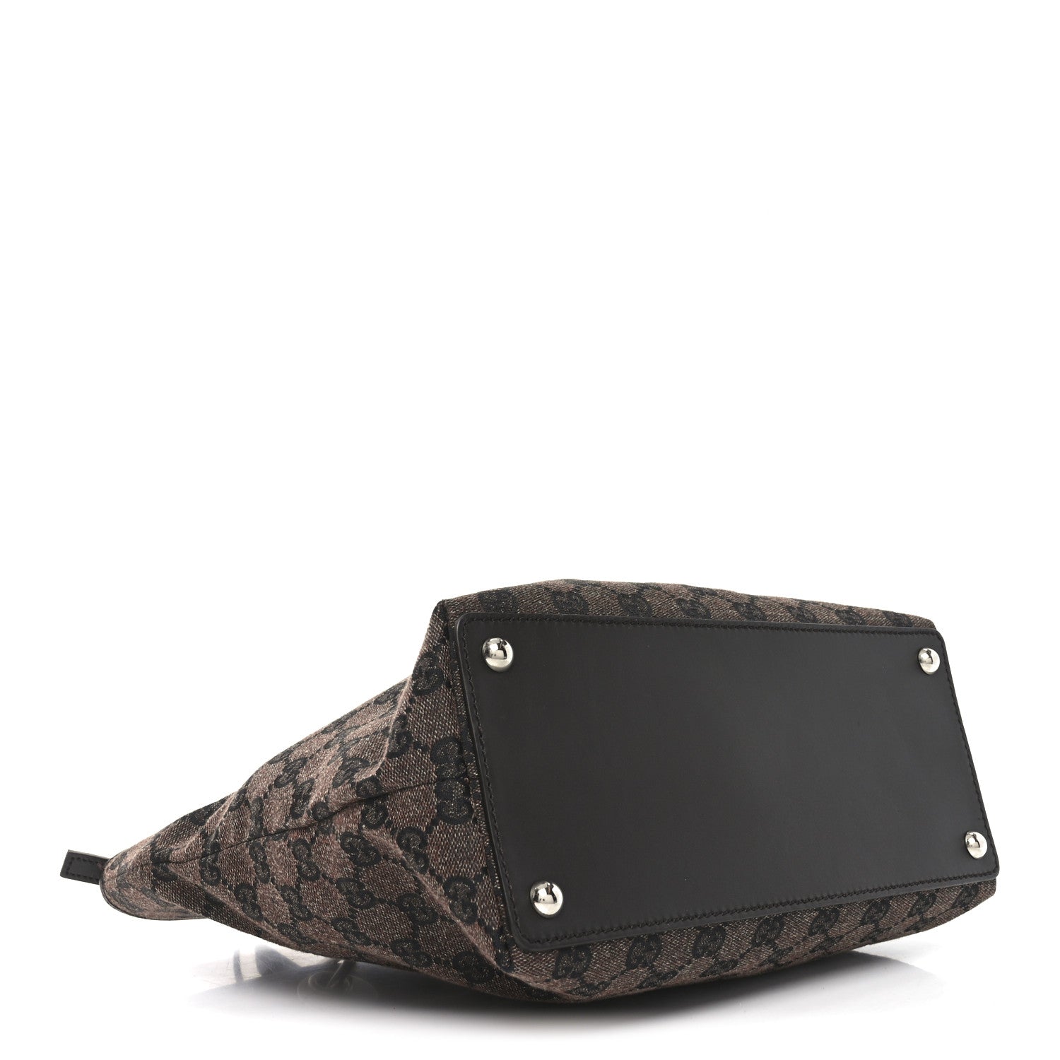 Gucci Monogram Eclipse Tote Dark Brown 4 of 10