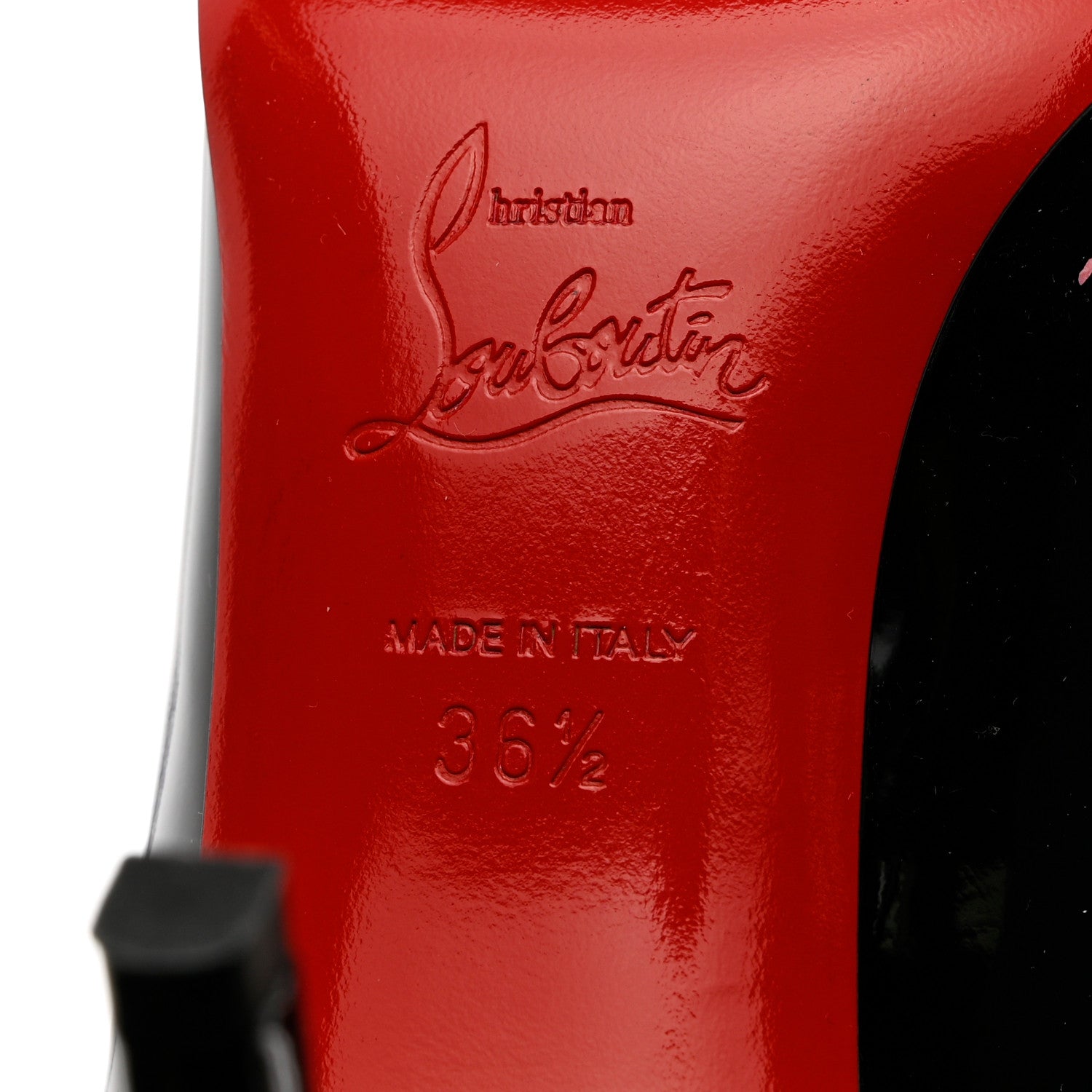 Christian Louboutin Patent Pigalle 85 Pumps 36.5 Black 7 of 8