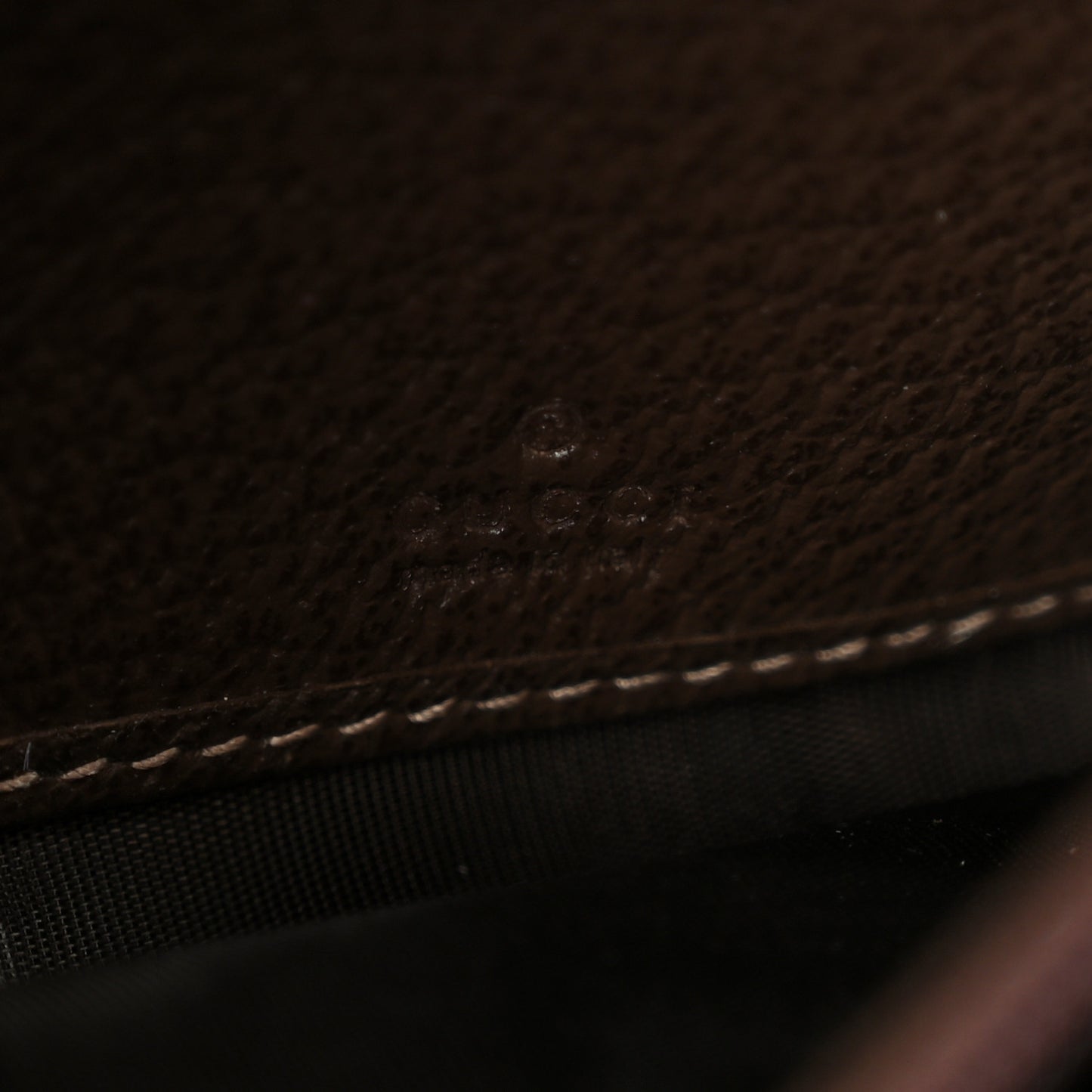 GG Supreme Monogram Web Ophidia Wallet On Chain Brown