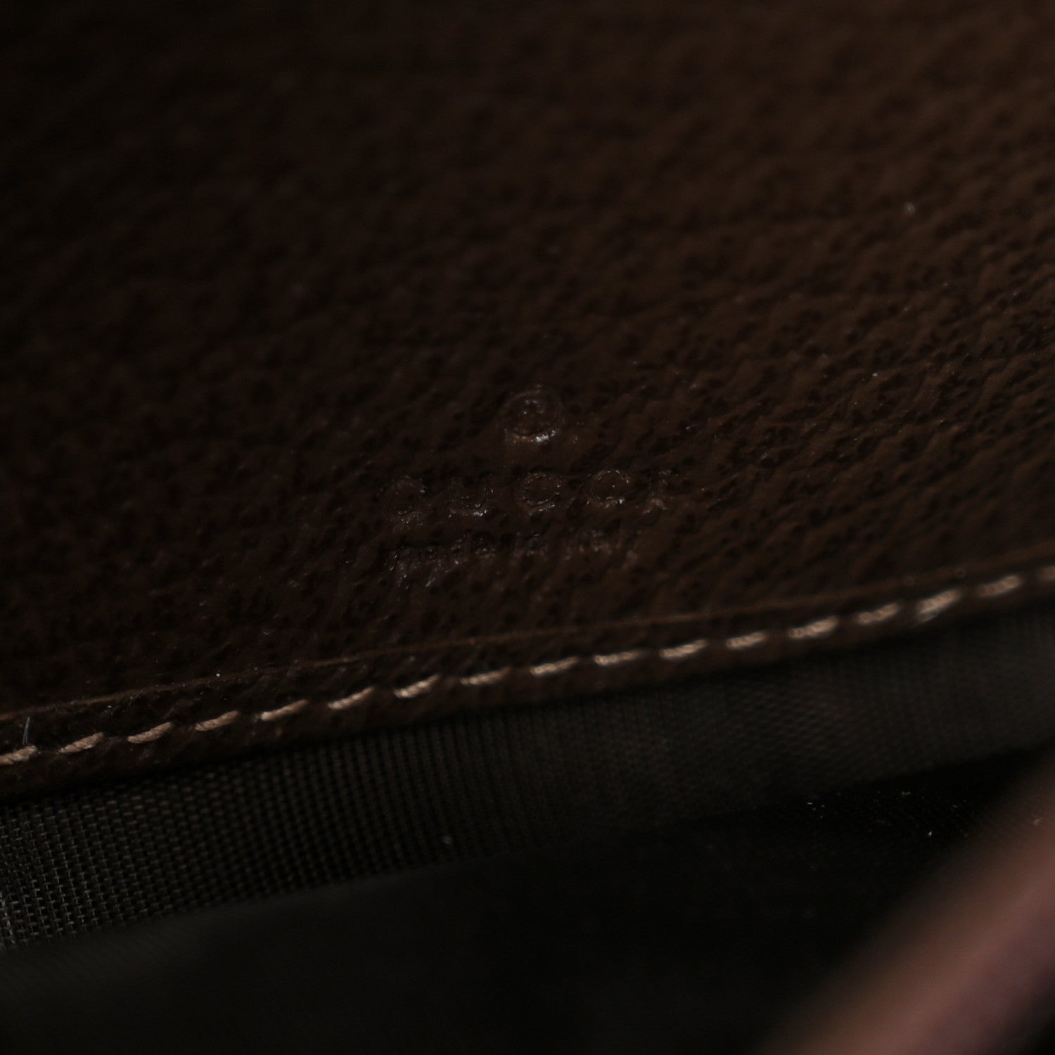 Gucci GG Supreme Monogram Web Ophidia Wallet On Chain Brown 7 of 11