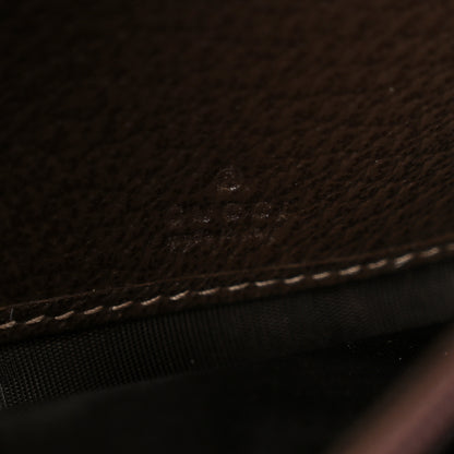 Gucci GG Supreme Monogram Web Ophidia Wallet On Chain Brown 7 of 11