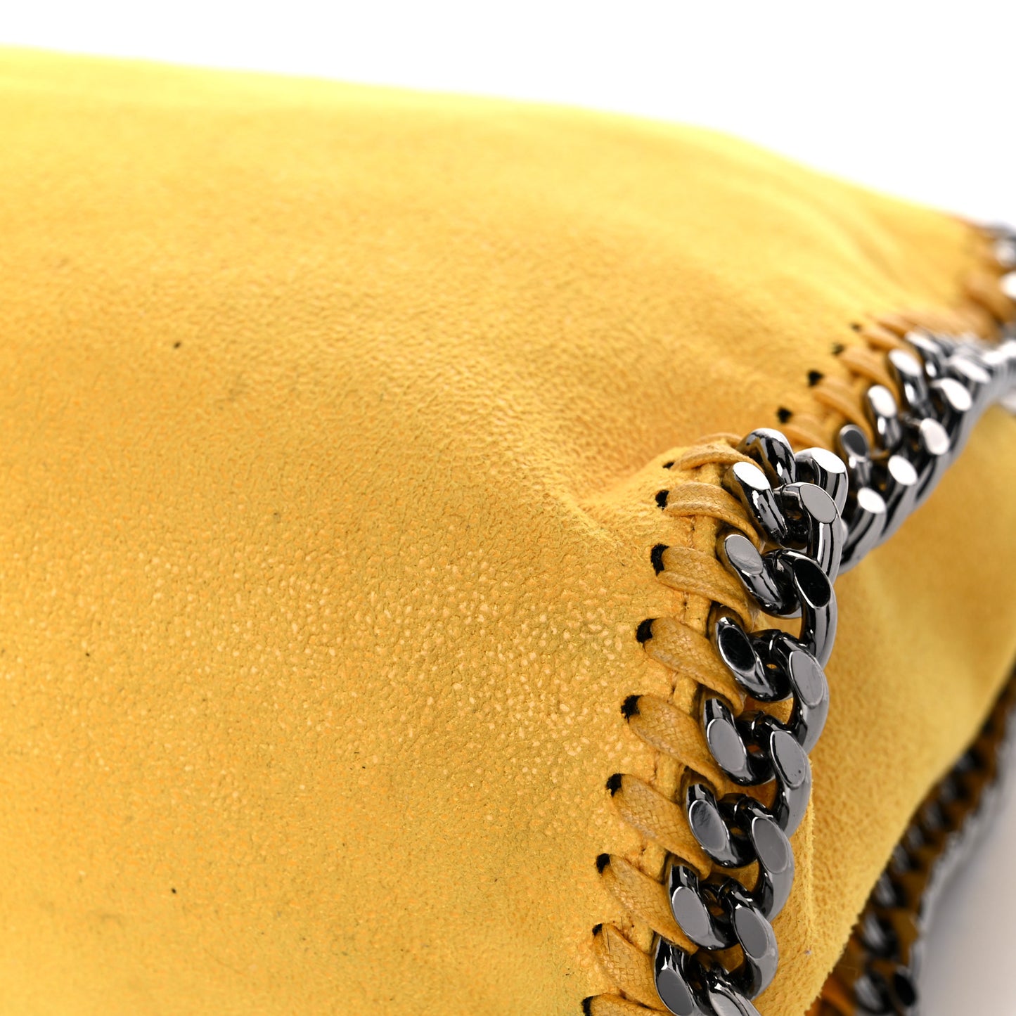 Shaggy Deer Falabella Mini Fold Over Tote Yellow