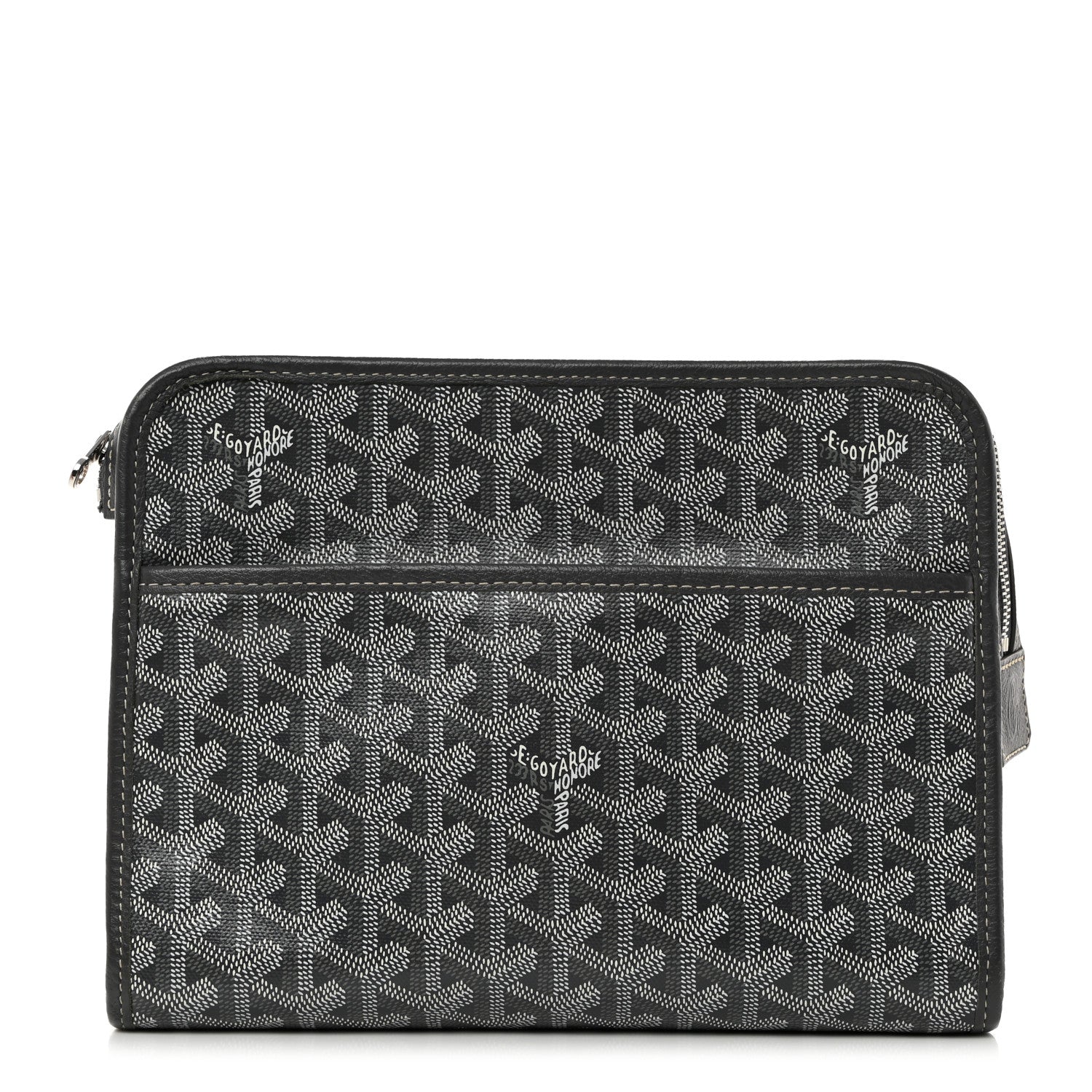 Goyard Goyardine Jouvence MM Toiletry Pouch Grey 1 of 10