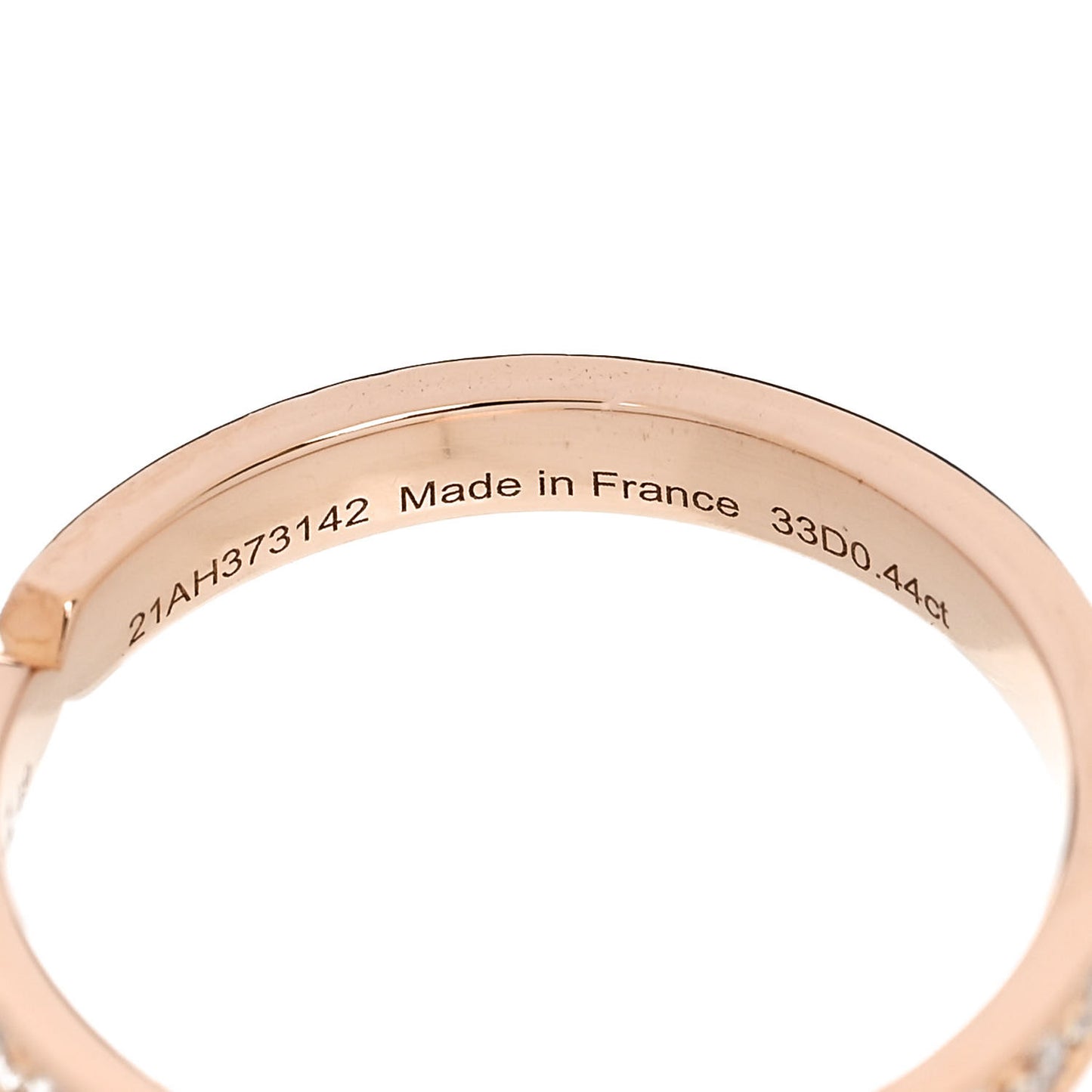 18K Rose Gold Diamond PM Ever Kelly Wedding Band Ring 49 5