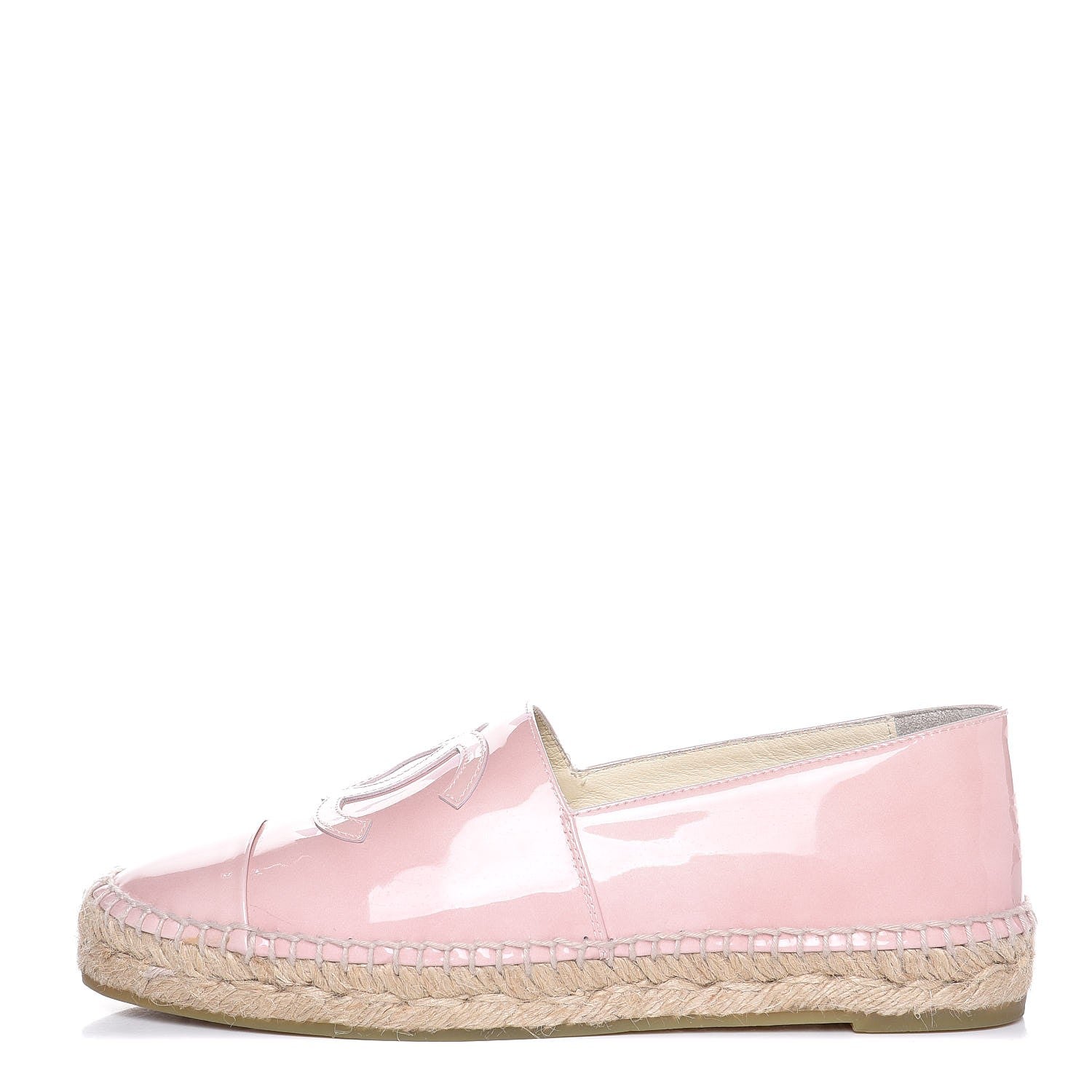 Chanel Patent CC Espadrilles 38 Pink 1 of 10