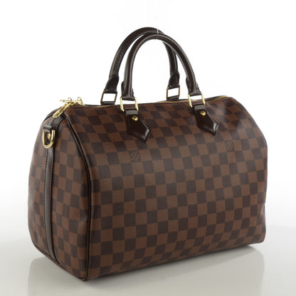 Louis Vuitton Damier Ebene Speedy Bandouliere 30 3 of 8