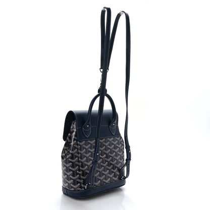 Goyard Goyardine Calfskin Mini Alpin Backpack Navy 3 of 8