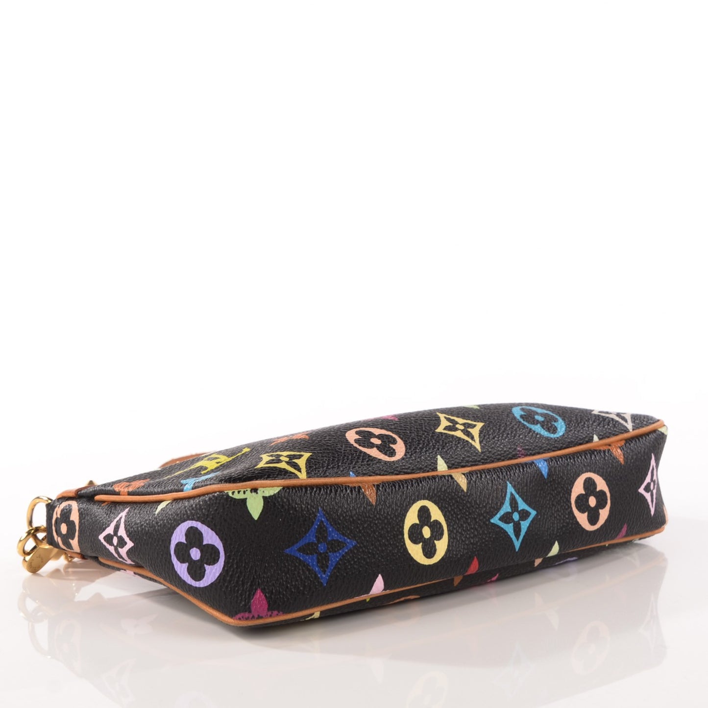 Monogram Multicolor Pochette Accessories Black